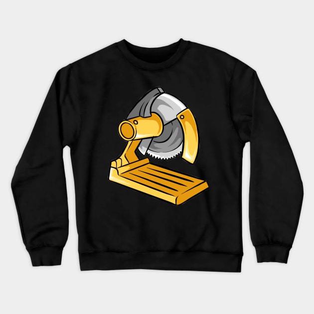 Carpenter Saw Crewneck Sweatshirt by fromherotozero